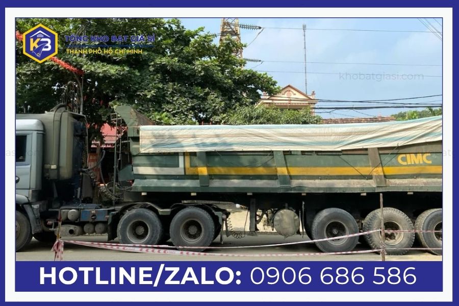 Bạt nhựa sọc mã lai phơi nông sản và che phủ thùng xe tải ben