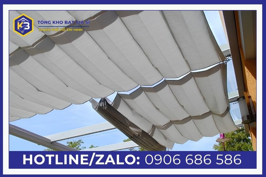 Cách thức hoạt động của bạt mái xếp lượn sóng