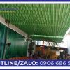 Mẫu mái bạt xếp lượn sóng​ sọc trúc
