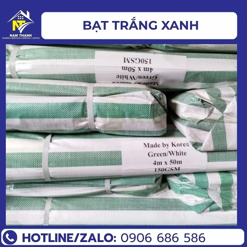 Bạt sọc xanh trắng