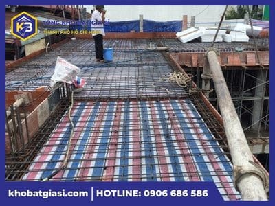 Hướng dẫn dùng bạt lót đổ bê tông