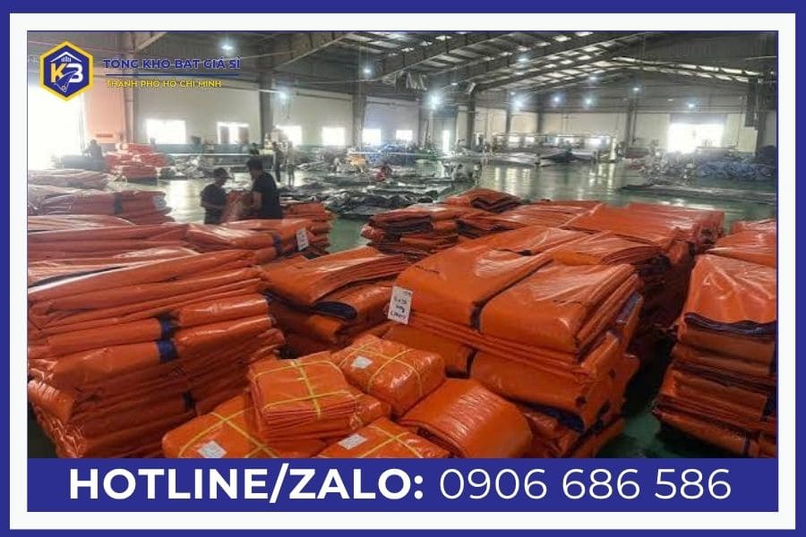 Kho bạt giá sỉ cung cấp bạt phơi lúa